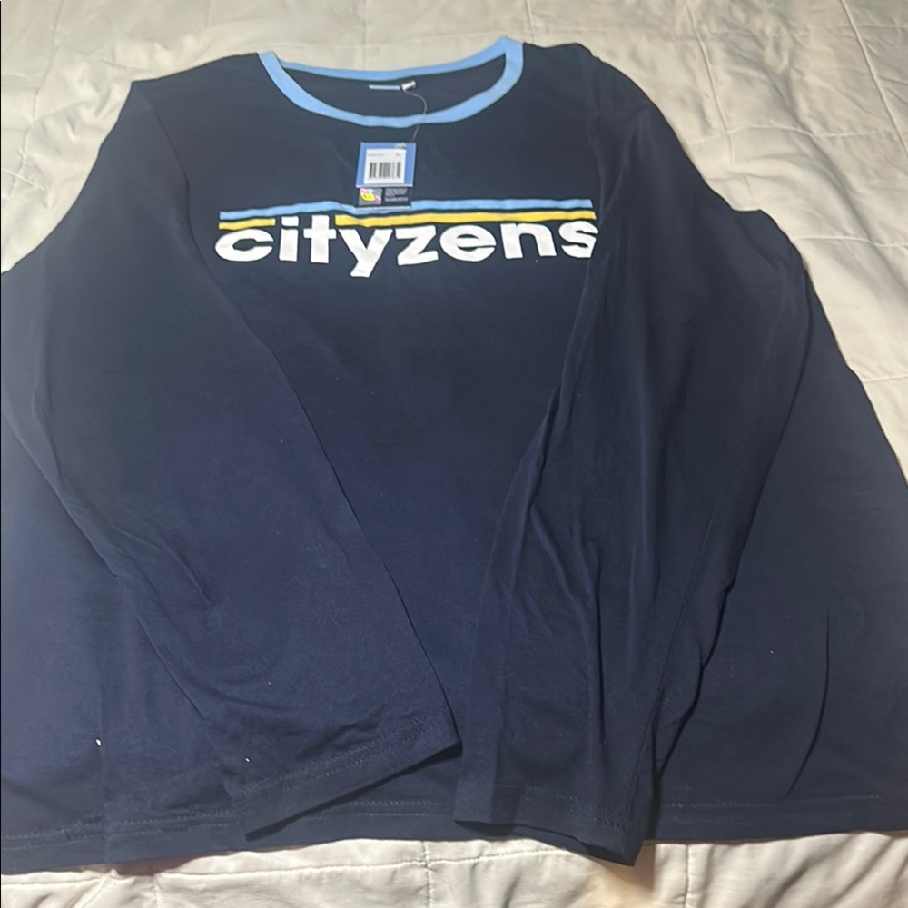 Cityzens Navy Long Sleeve Shirt